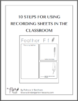 10 Steps to using recording sheets in the classroom