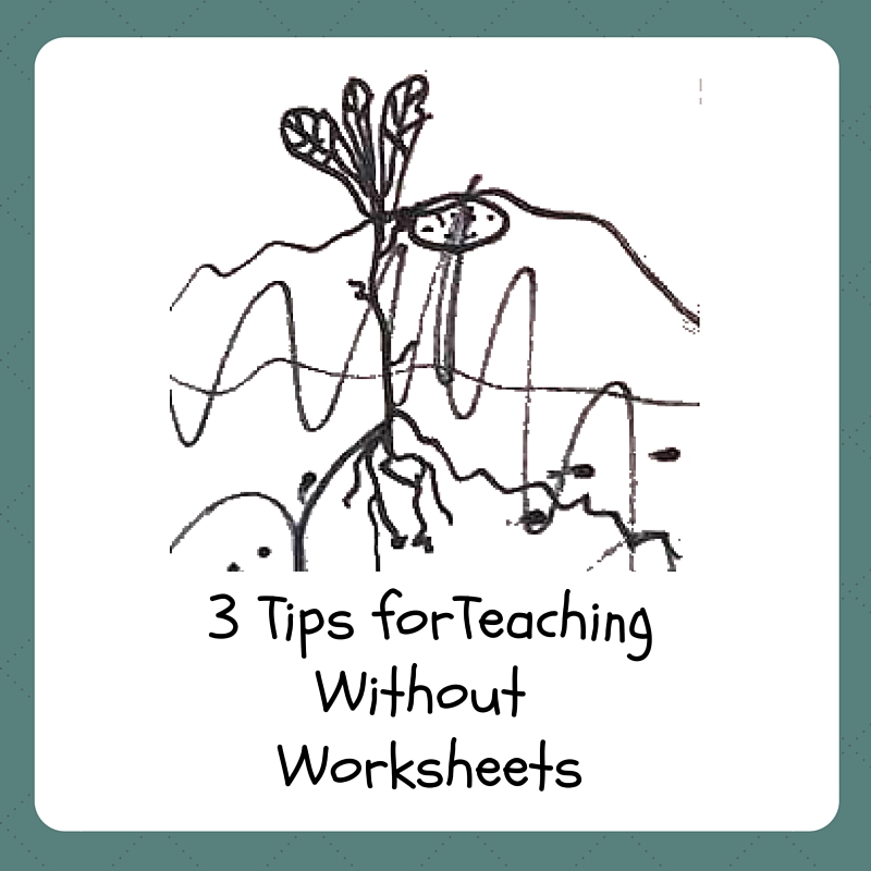 3 TIPS FOR TEACHING WITHOUT WORKSHEETS Kindergarten Lessons