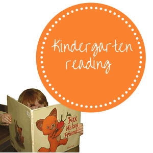 kindergarten reading